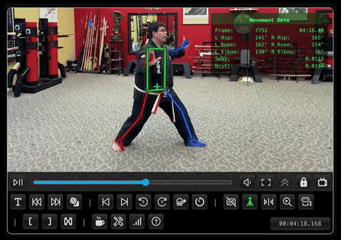 PNXPlayer with pose estimation overlay